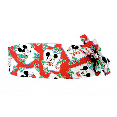 Mickey Mouse Holiday Cheer Cummerbund and Bow Tie Set
