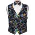 Mardi Gras Big Easy Tuxedo Vest and Bow Tie Set