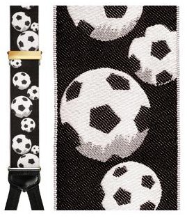Trafalgar Soccer Silk Suspenders