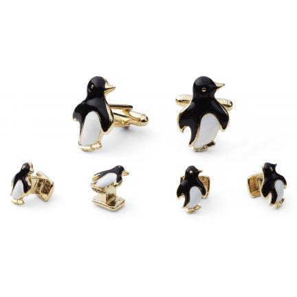 Penguin Cufflink and Stud Set