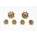 Ship's Wheel Cufflinks and Studs