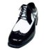 Zurich Black and White Wing Tip Oxford FormalTuxedoShoes.html