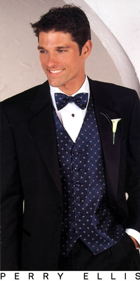 Perry Ellis Two Button Tuxedo