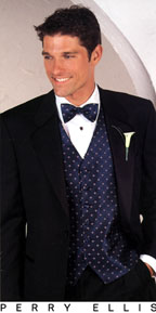 Perry Ellis Two Button Tuxedo