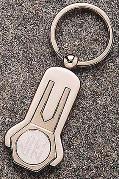 Stainless Steel Key Chain with Divot Tool
