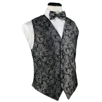 David's Formal Wear - Tapestry Silk Vest and Tie Set