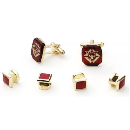 Knights of Columbus Cufflink and Stud Set