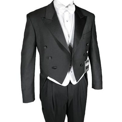 David's Formal Wear - Classic Peak Tailcoat Tuxedo