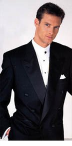 Perry Ellis Double Breasted Tuxedo